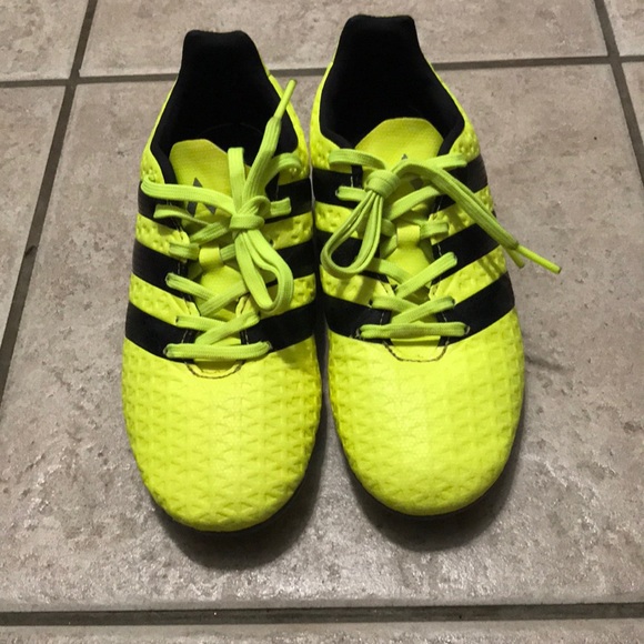 yellow adidas cleats
